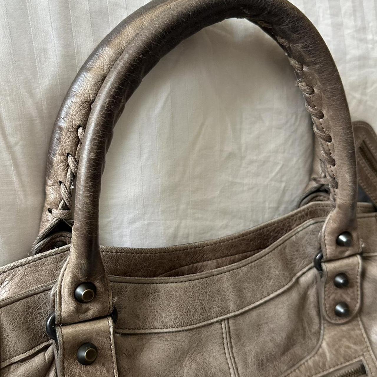 Authentic Balenciaga Part Time City Bag – Cool-Tone Brown