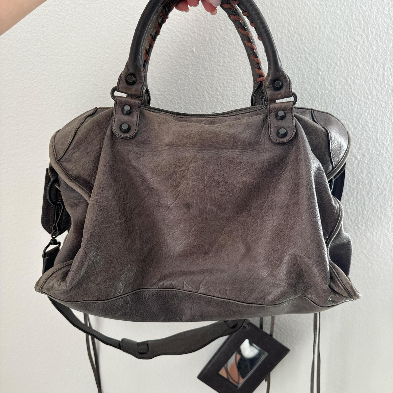 Authentic Balenciaga City Bag – Dark Brown/Greyish (Medium)