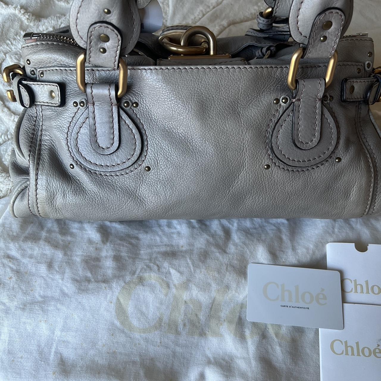 Authentic Chloé Paddington Bag – Grey