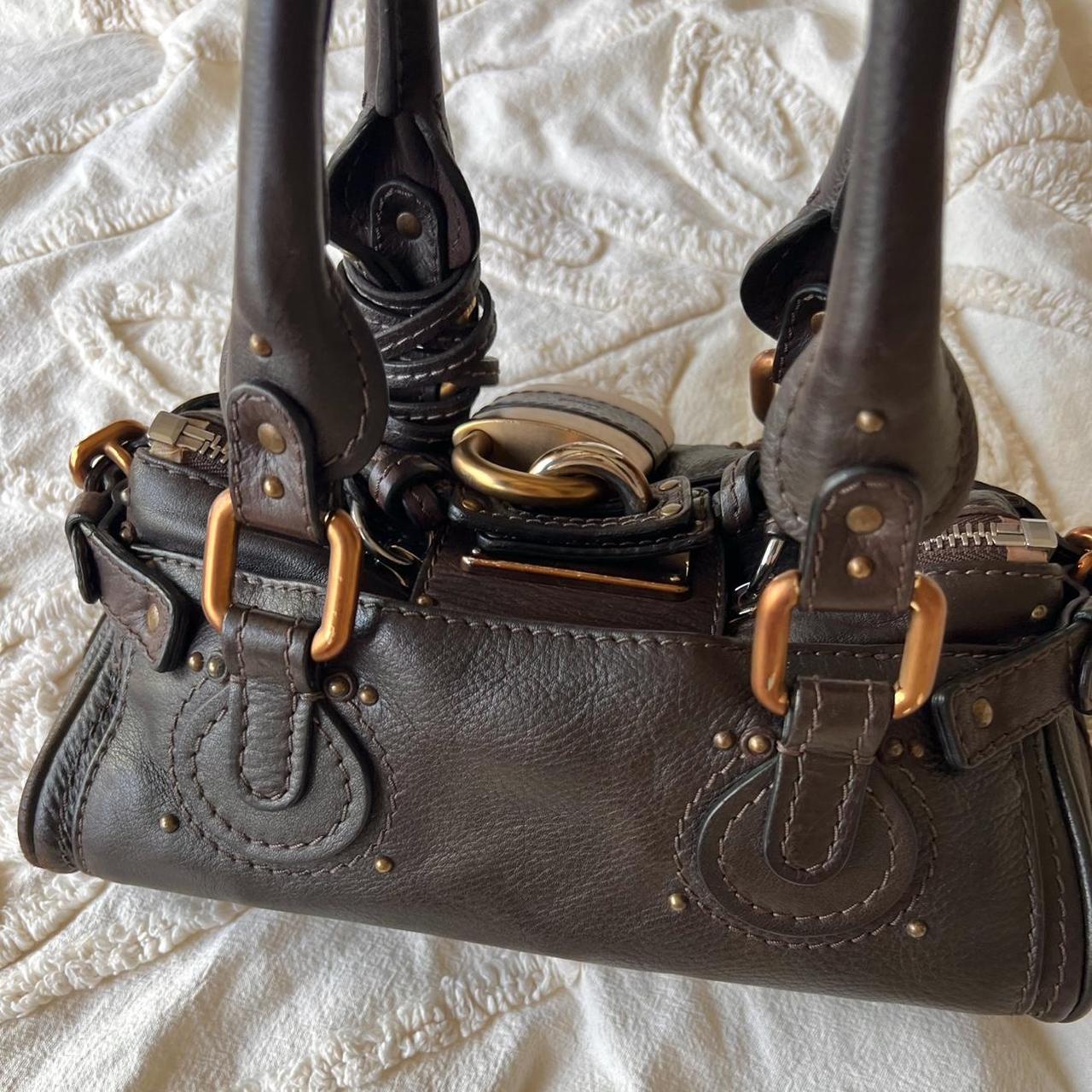 Authentic Chloé Paddington Mini Bag – Dark Brown