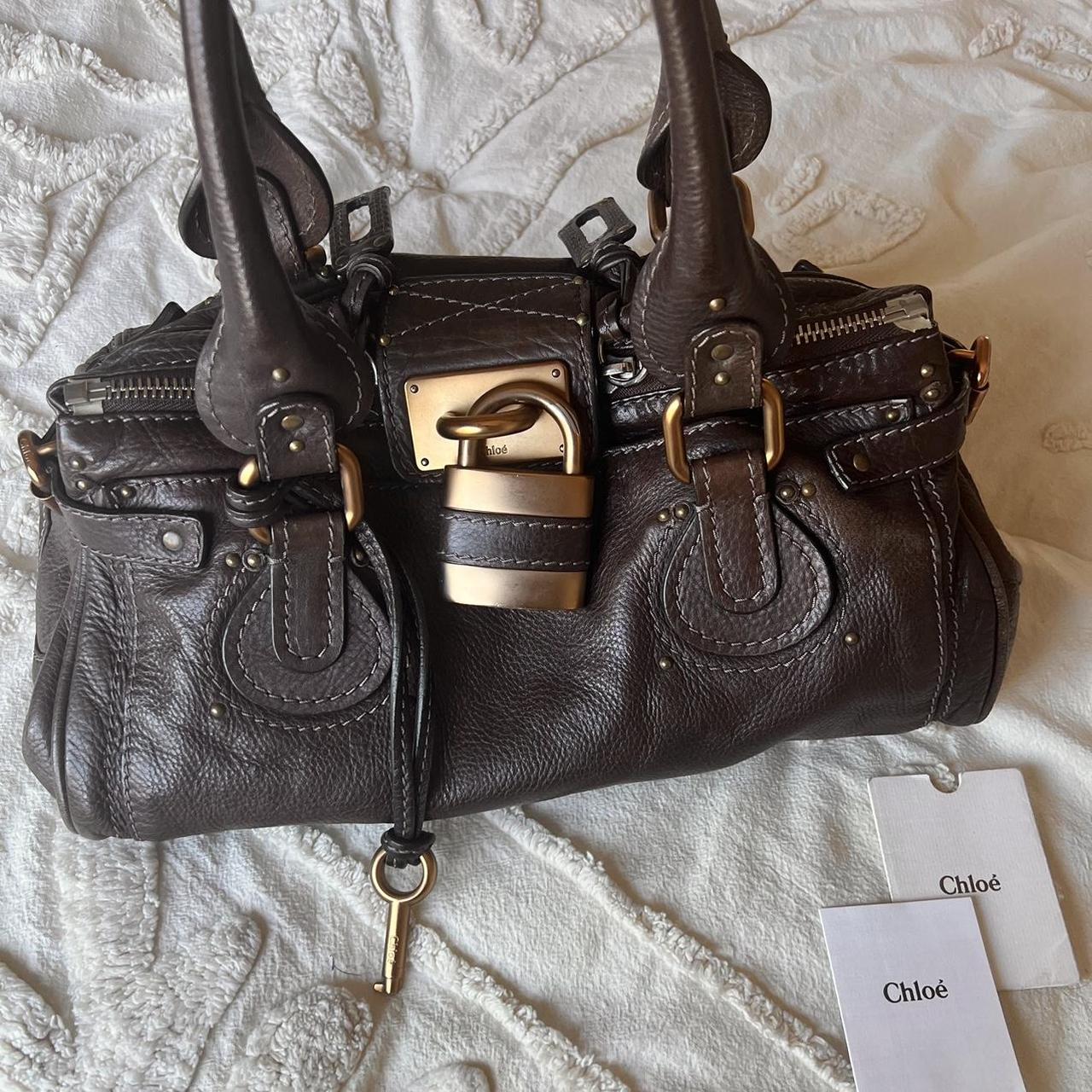 Authentic Chloé Paddington Bag – Dark Brown