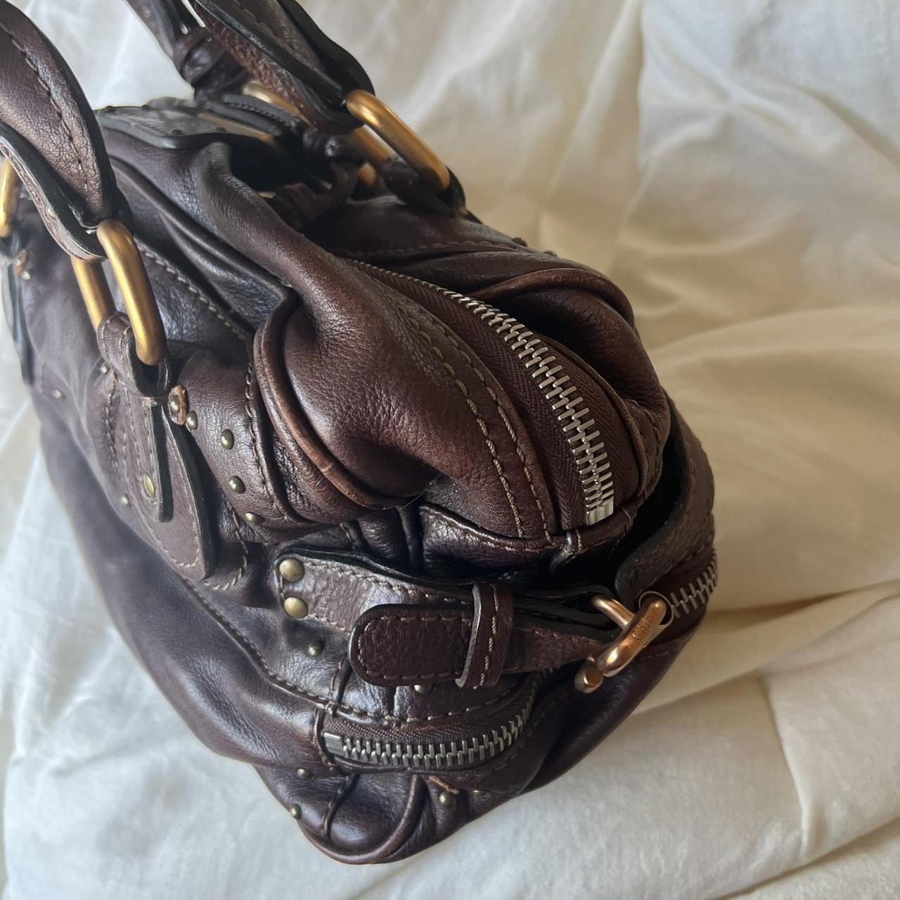 Authentic Chloé East-West Paddington Bag – Chocolate Brown
