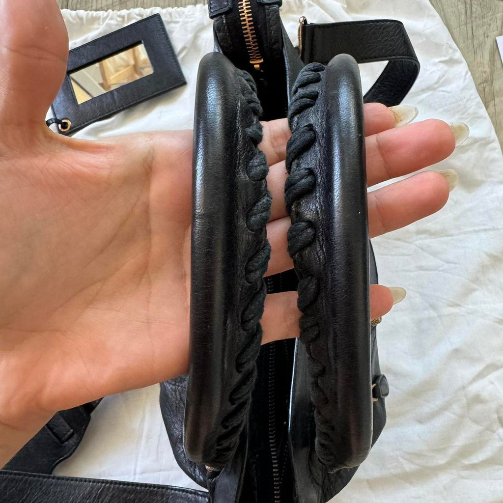Authentic Balenciaga City Bag – Black